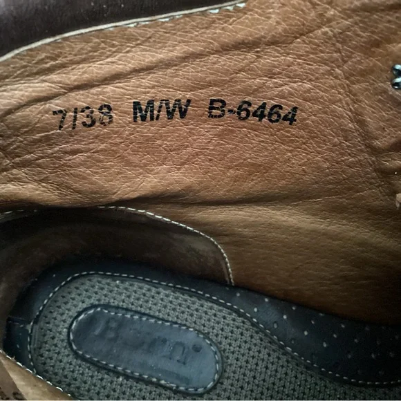 Born B-6464 MNHO handcrafted Brown Lace up Boots - Picture 10 of 14